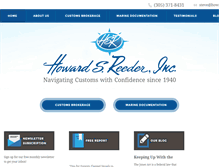 Tablet Screenshot of howardsreederinc.com